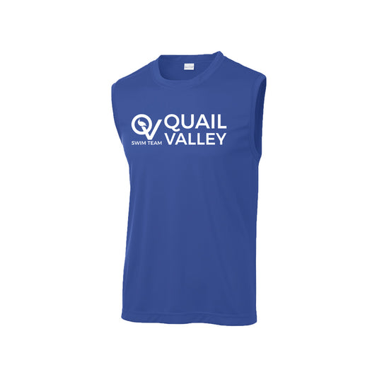Quail Valley Swim Team Men's Dri Fit Tank