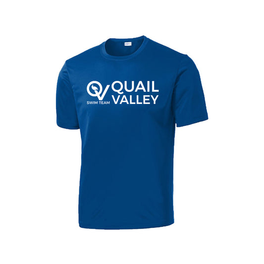 Quail Valley Swim Team Dri Fit Tee