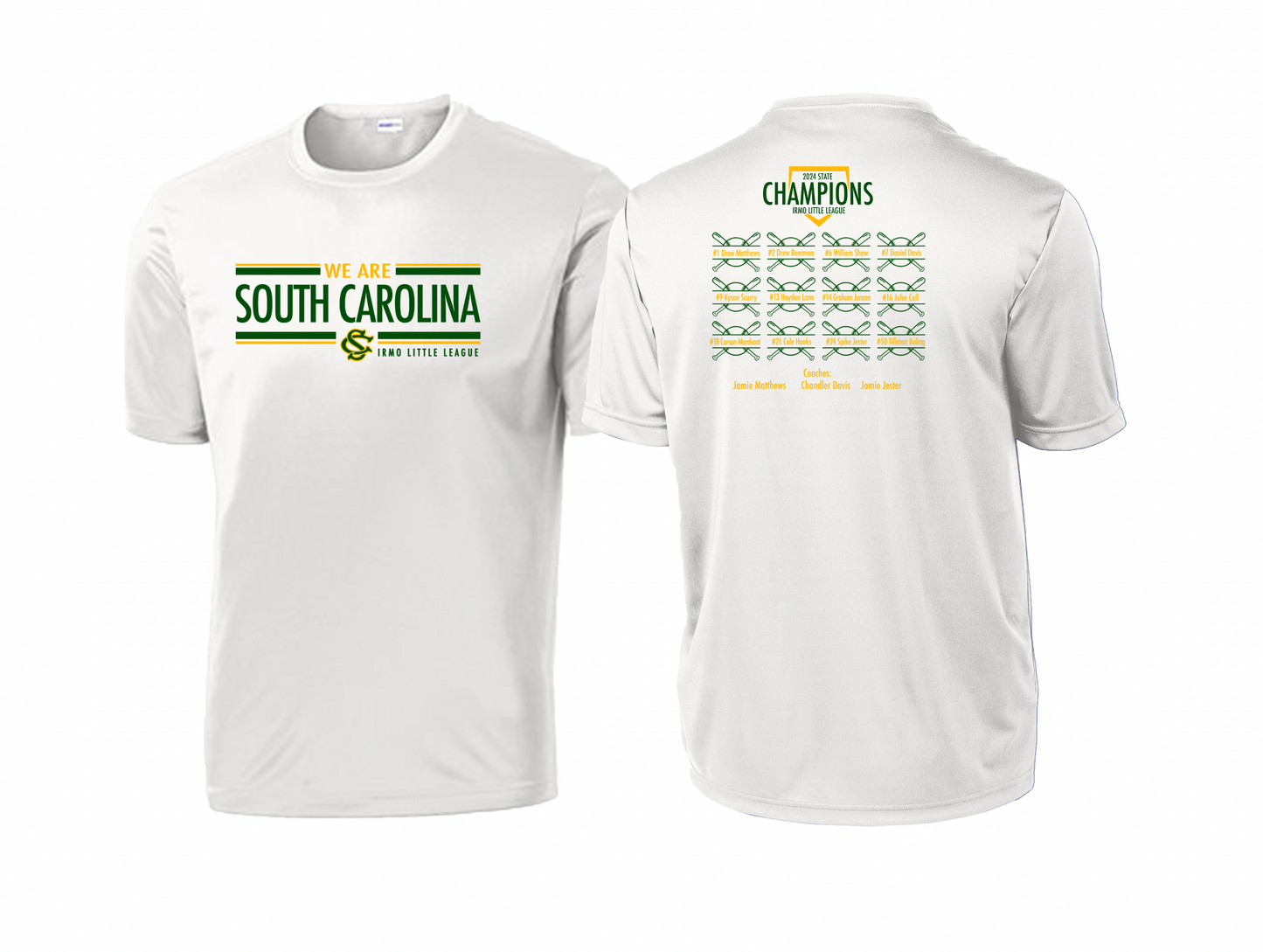 Majors Baseball We Are SC Roster Shirts