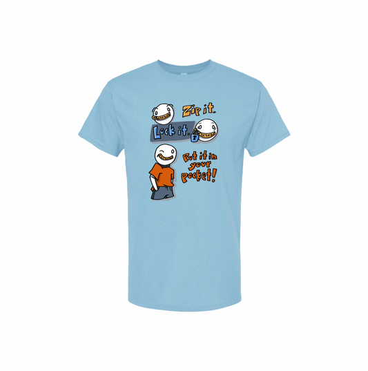 Zip it. Lock it. Put it in your Pocket!