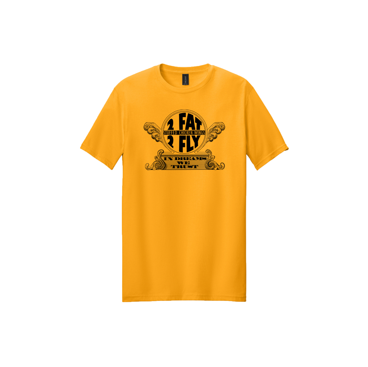 In Dreams We Trust Tee -- Gold