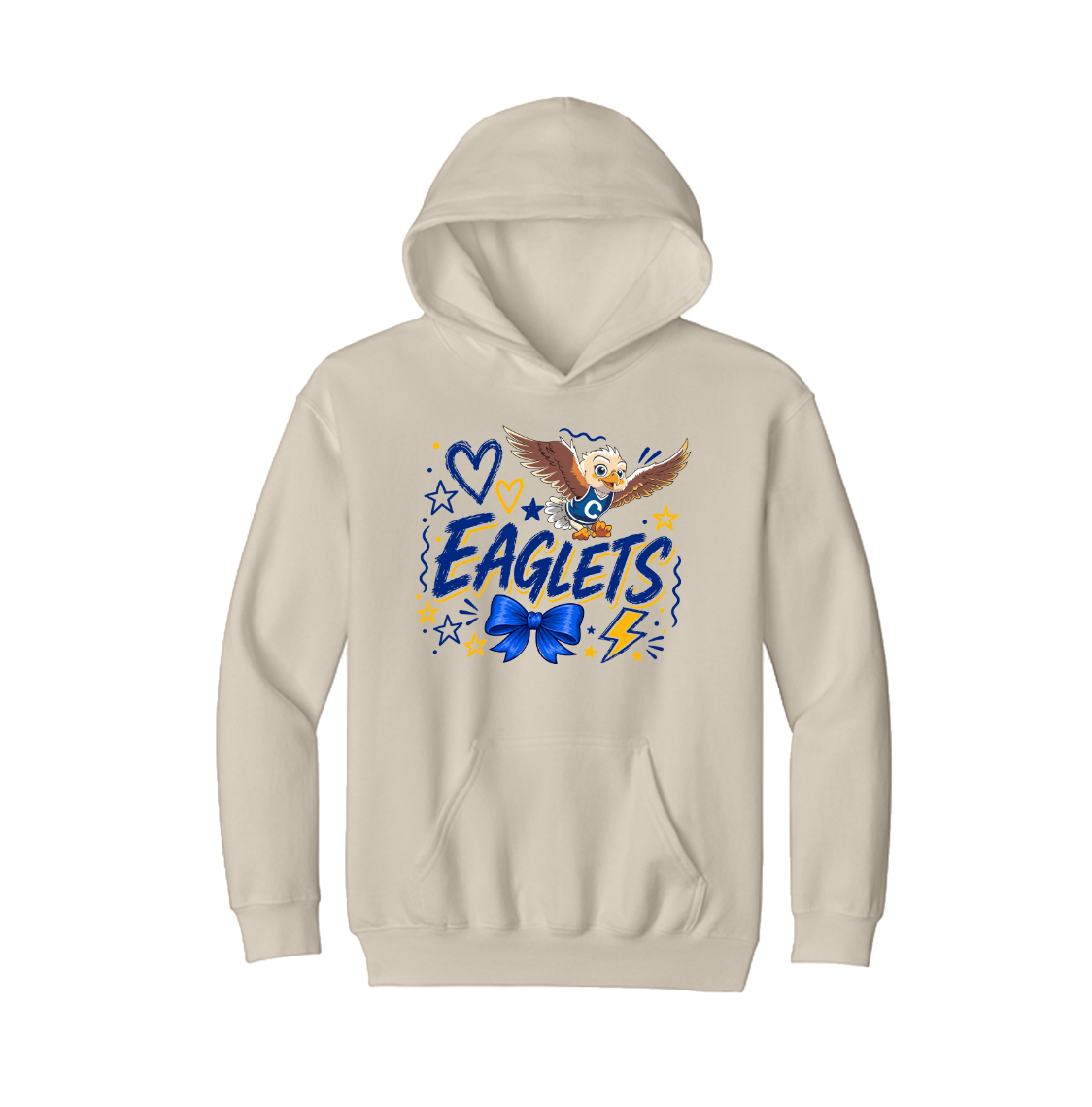 Eaglets Tan Hoodie